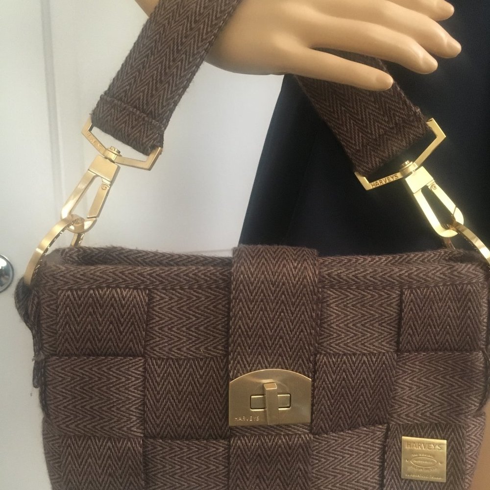 Harveys Original Seatbelt Bag Brown